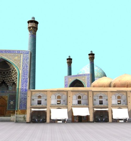 مدل سه بعدی میدان نقش جهان اصفهان همراه با تکسچر