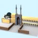 مدل سه بعدی مسجد جامع یزد